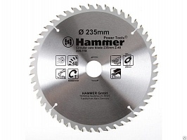 Диск пильный Hammer Flex 205-118 CSB WD 235мм*48*30/20мм по дереву