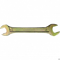 Ключ рожковый, 8 х 9 мм, желтый цинк СИБРТЕХ СИБРТЕХ