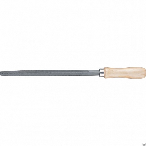 Напильник, 300 мм, трехгранный, деревянная ручка// СИБРТЕХ СИБРТЕХ