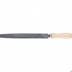 Напильник, 150 мм, плоский, деревянная ручка// СИБРТЕХ СИБРТЕХ