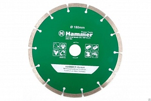 Диск алмазный Hammer Flex 206-104 DB SG 180x22мм сегментный