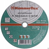 Круг абразивный отрезной Hammer Flex 232-006 по камню 41 230х2х22 C 36 R