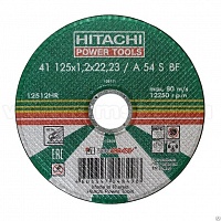 Круг абразивный отрезной HITACHI мет 41 125х1,2х22 А54