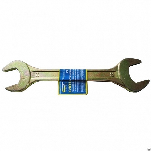 Ключ рожковый, 30 х 32 мм, желтый цинк СИБРТЕХ СИБРТЕХ