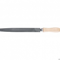 Напильник, 300 мм, плоский, деревянная ручка// СИБРТЕХ СИБРТЕХ