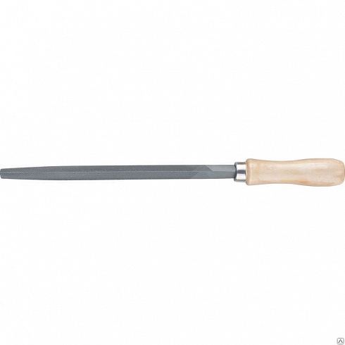 Напильник, 250 мм, трехгранный, деревянная ручка// СИБРТЕХ СИБРТЕХ