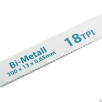 Полотна для ножовки по металлу, 300 мм, 18TPI, BIM, 2 шт. GROSS GROSS